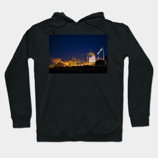 Oil Refinery, California, USA (C021/9297) Hoodie